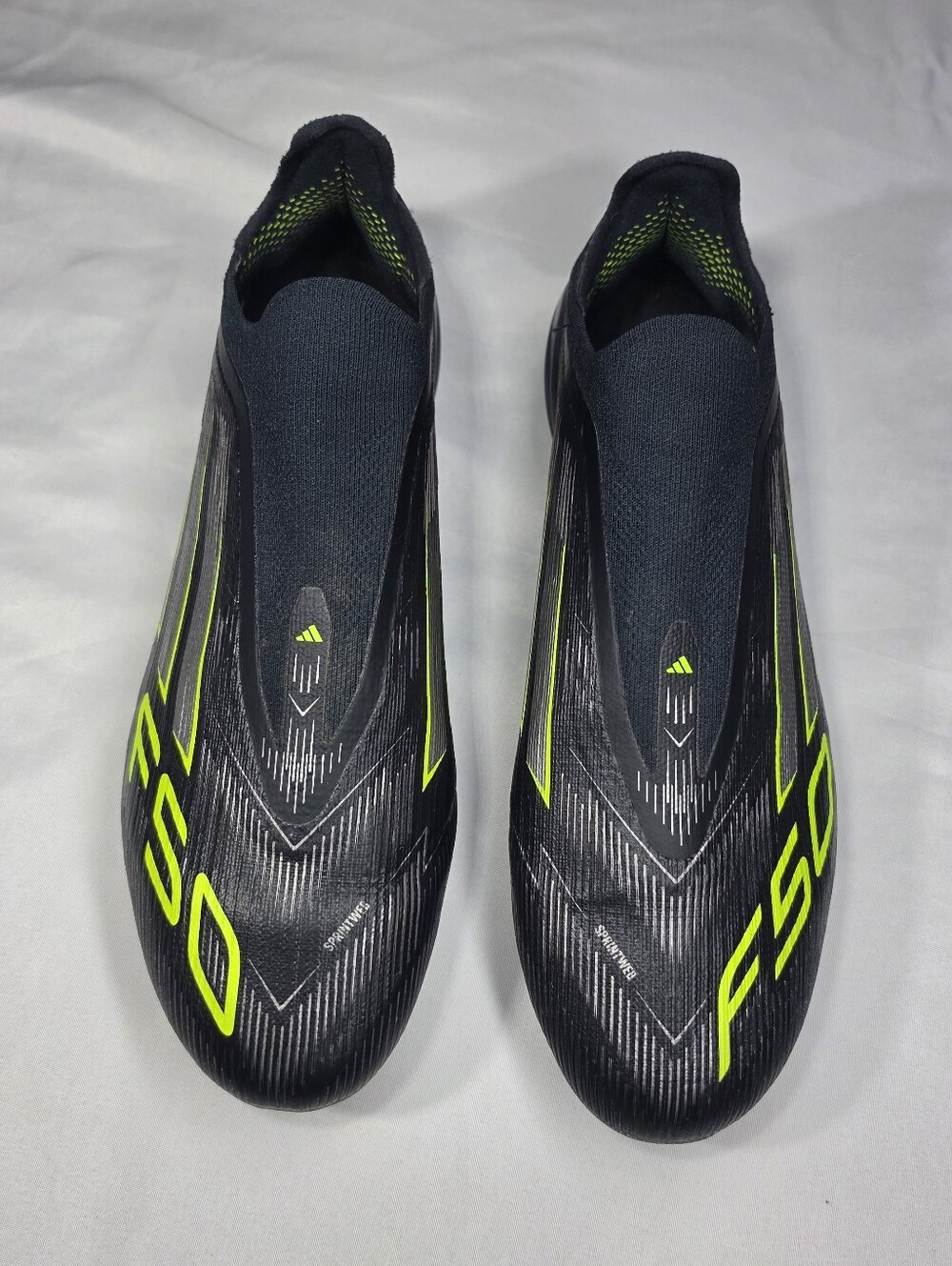 Adidas F50 Elite Laceless FG Soccer Cleats Size 7 Men / 8 Women JH7629